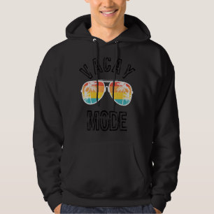 Vacay Mode Palm Trees Sonnenbrille 2 Hoodie