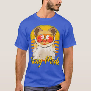 Vacay Mode Retro Sunset Beach Vacation Hamster T-Shirt