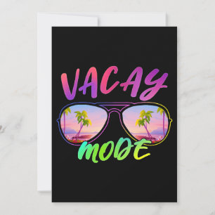 Vacay Mode Sonnenbrille Funny Family Beach Sommer Einladung