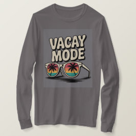Vacay Mode Sonnenbrille Palm Trees T - Shirt