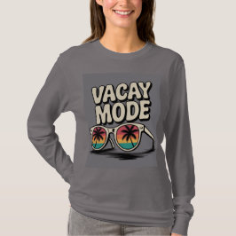 Vacay Mode Sonnenbrille Palm Trees T - Shirt