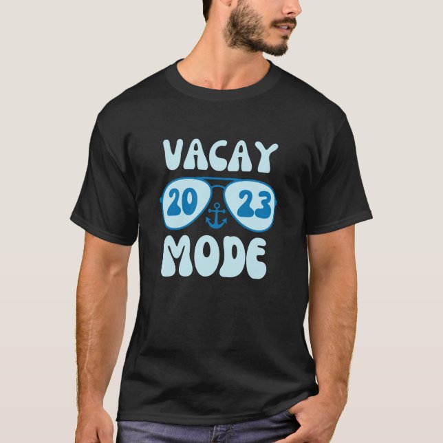 Vacay-Modus Niedlicher Urlaub Sommerreise Fahrt we T-Shirt (Vorderseite)
