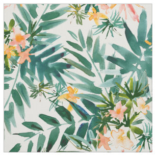 VACAY SCHWINGUNGEN Aquarell-tropische Palme Stoff