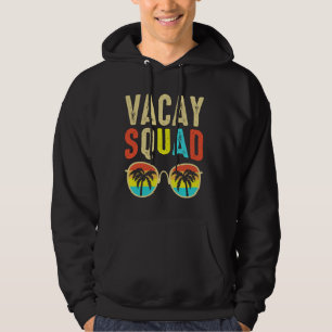 Vacay Squad Funny Beach Sommerurlaub Familienmatte Hoodie
