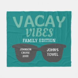 Vacay Vibes Family Edition Wiedersehen Fleecedecke