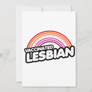 VACCINATED LESBIAN FEIERTAGSKARTE