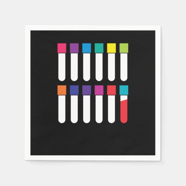 Vacutainer Blut Phlebotomie Phlebotomist Geschenk Serviette (Vorderseite)