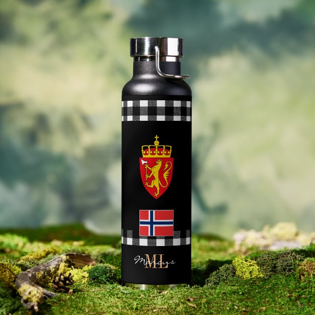 Vacuum-Insuline des Patriotischen Norwegen, norweg Trinkflasche (Außenbereich)