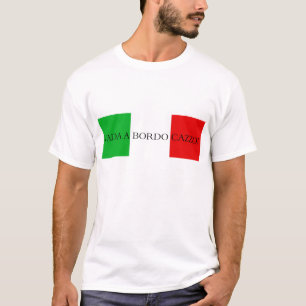 Vada eine bordo Shirt-Italienerflagge T-Shirt