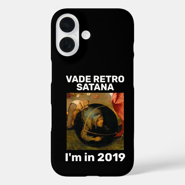 Vade Retro Satana 2019 iPhone 16 Case - Bosch Art (Rückseite)