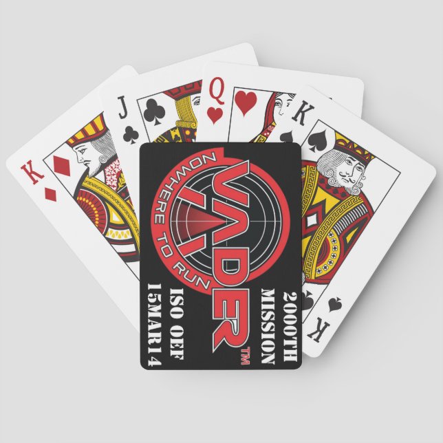 VADER 2000th Mission Decks Spielkarten (Rückseite)