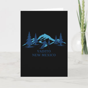 Vadito New Mexico Ski Resort Skifahren Skifahren Karte