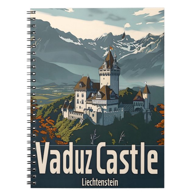 Vaduz Castle Liechtenstein Notizblock (Vorderseite)