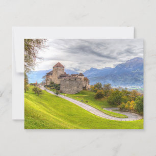 Vaduz Castle Liechtenstein Postkarte