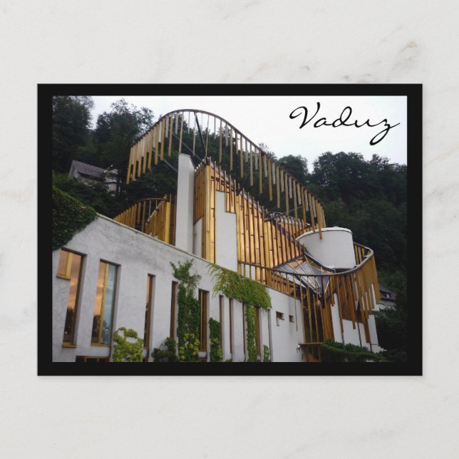 Vaduz-Kunstzentrum Postkarte (Vorderseite)