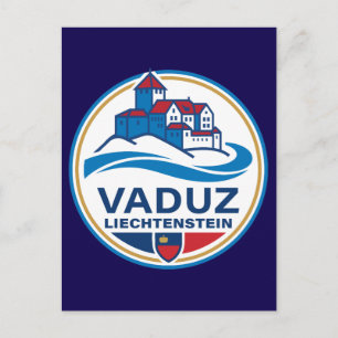 Vaduz Liechtenstein Europa Postkarte