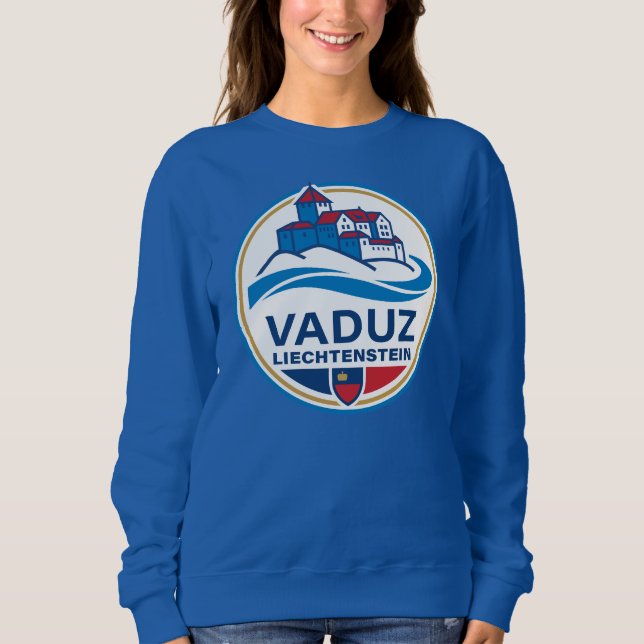 Vaduz Liechtenstein Europe Sweatshirt (Vorderseite)