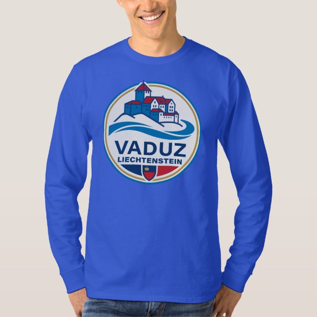 Vaduz Liechtenstein Europe T-Shirt (Vorderseite)
