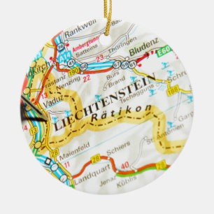 Vaduz, Liechtenstein Keramikornament