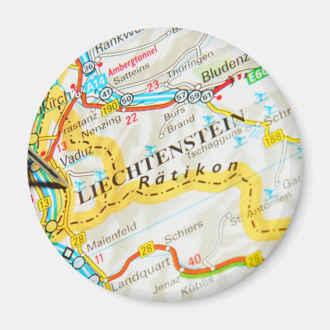 Vaduz, Liechtenstein Magnet (Vorne)