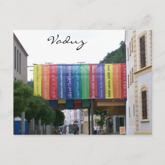Vaduz Liechtenstein Postkarte