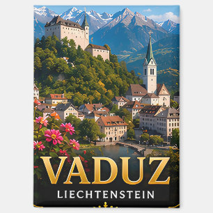 📍 Vaduz Liechtenstein Reise Souvenir Für Reisende Magnet