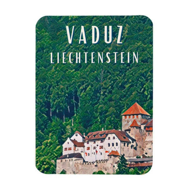 Vaduz, versteckte Hauptstadt Liechtensteins Magnet (Vertikal)