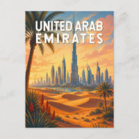 VAE Vereinigte Arabische Emirate Illustration Reis