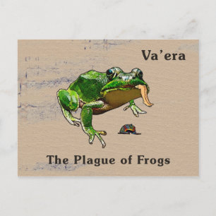 Va'era - Frösche Postkarte