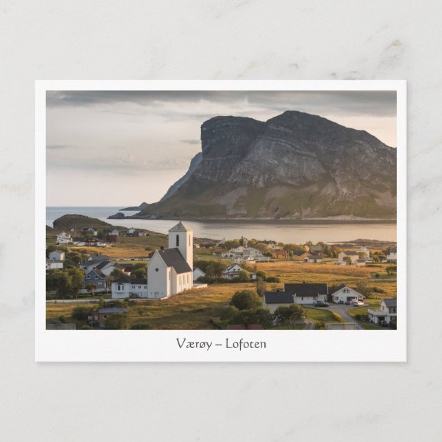 Værøy Lofoten Norwegen Postkarte (Vorderseite)