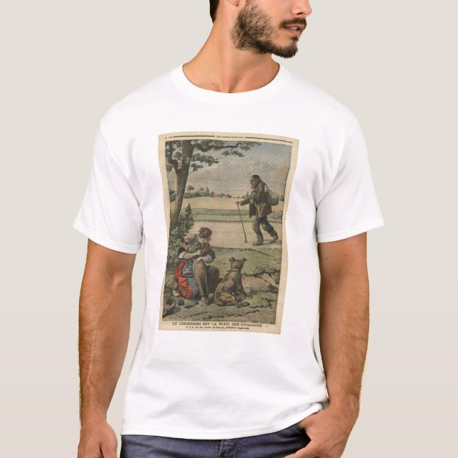 Vagabund ist eine Belästigung für Landschaft T-Shirt (Vorderseite)