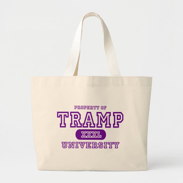 Vagabund-Universität Jumbo Stoffbeutel (Vorne)