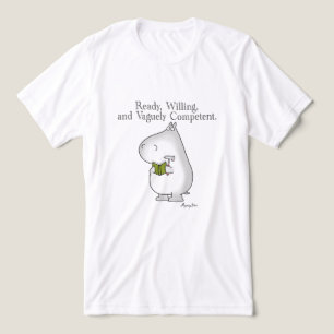 Vage kompetent Hippo von Sandra Boynton Tri-Blend Shirt