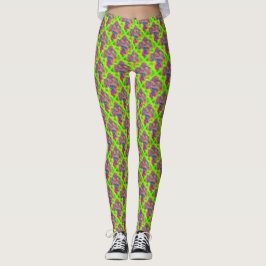 Vage Rose drucken Leggings
