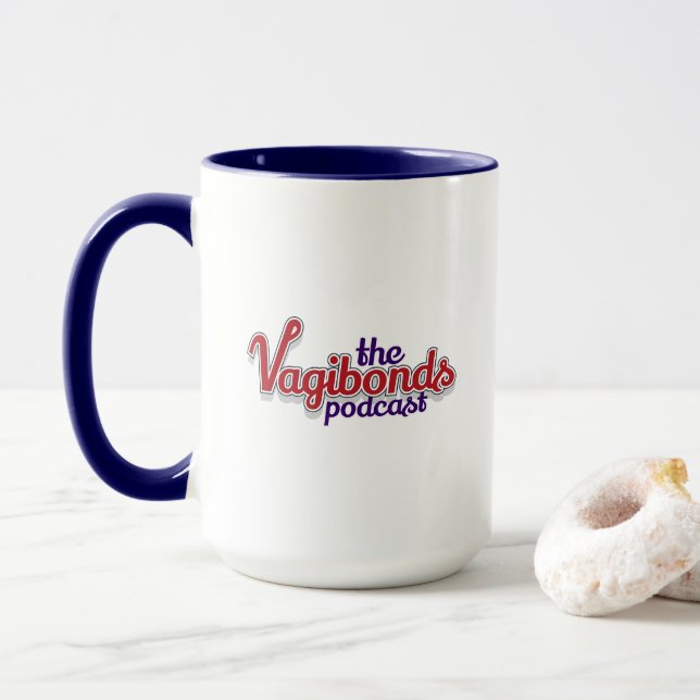 Vagibonds Logo-Tasse Tasse (Mit Donut)