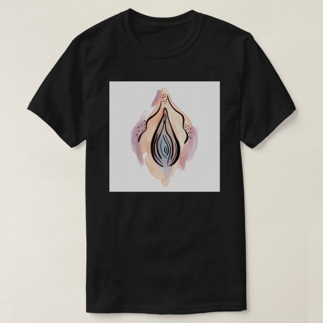 Vagina Nr. 10 Art Print T-Shirt (Design vorne)