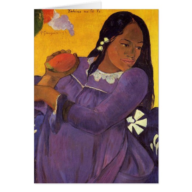 "Vahine keine Te VI" - Paul Gauguin Karte (Vorne)