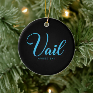 VAIL Apres-Ski Keramik Ornament