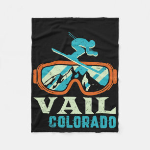 Vail Colorado Bergsee-Zauber Vintages Langlaufen u Fleecedecke