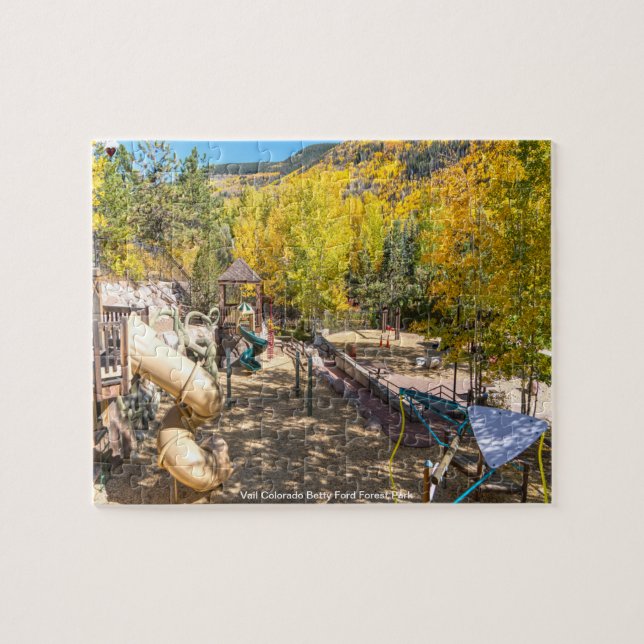 Vail Colorado Betty Ford Forest Park Puzzle (Horizontal)