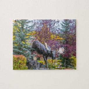 Vail Colorado Betty-Moose-Statue Puzzle