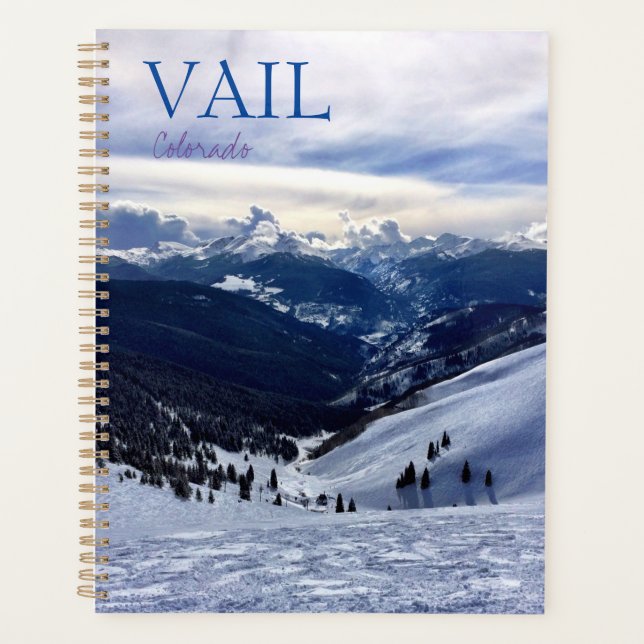 Vail Colorado Landschaftlich Year Planer Notebook (Vorderseite)