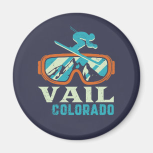 Vail Colorado Langlauf Snowboarden Magnet