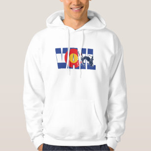 Vail Colorado mit Schneeschuhfahrer Hoodie