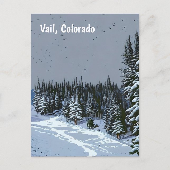 Vail, Colorado Postcard Postkarte (Vorderseite)