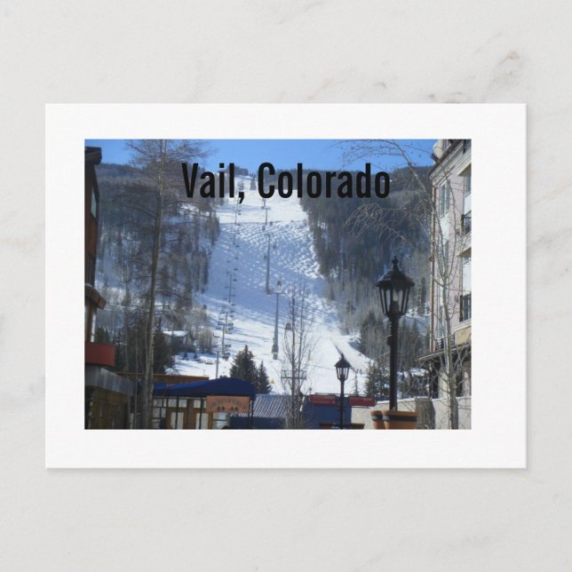 Vail, Colorado Postkarte (Vorderseite)