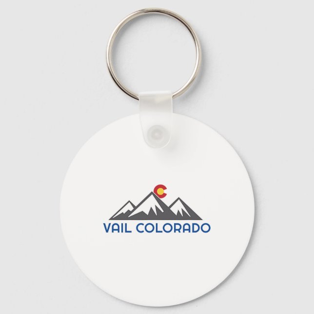 Vail, Colorado Rocky Mountain  Schlüsselanhänger (Vorderseite)