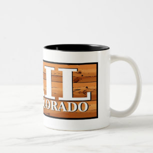 Vail Colorado rustikales Holzschild Kaffee Tasse