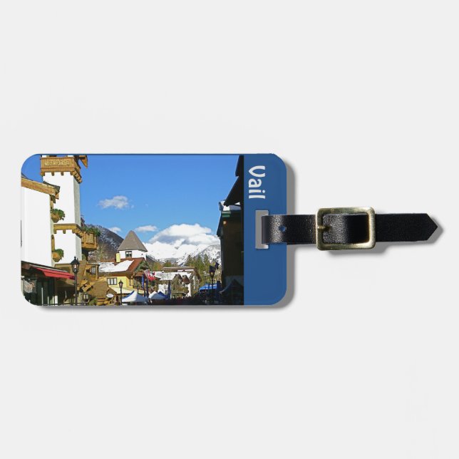 Vail Colorado Ski Gepäckanhänger (Vorderseite horizontal)