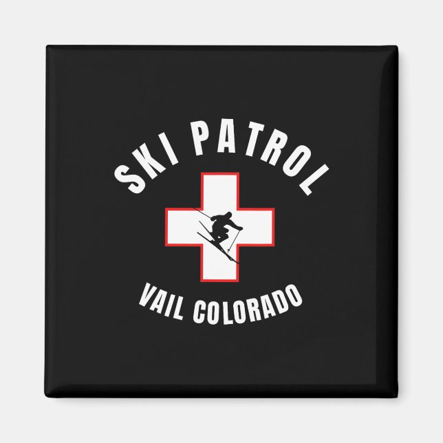 Vail Colorado Ski Patrol Magnet (Vorne)